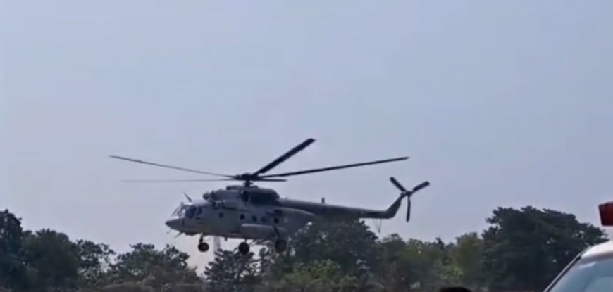 বায়ুসেনার হেলিকপ্টারে ভোেট পরিস্থিতি পর্যবেক্ষণ সিইও মনোজ কুমার আগরওয়ালের