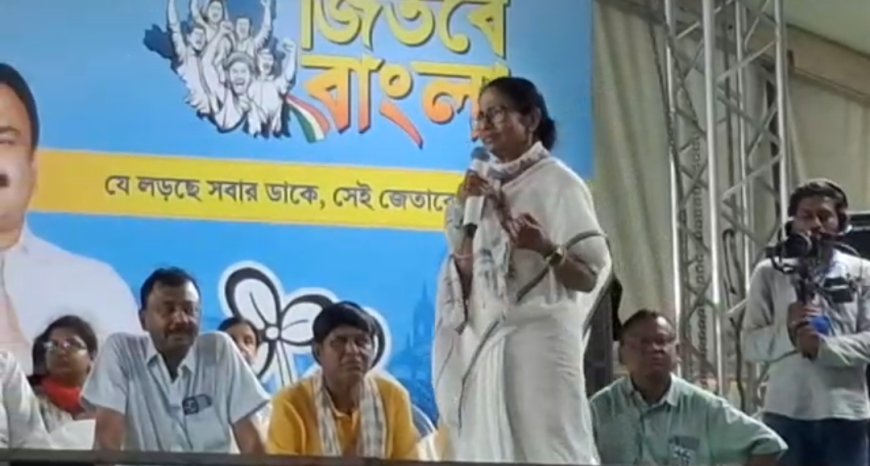 জগদ্দলে প্রচারে মমতার কড়া হুঁশিয়ারি, 'বিচুটি পাতার নাড়ু খাওয়াবো' মন্তব্যে রাজনৈতিক বিতর্ক