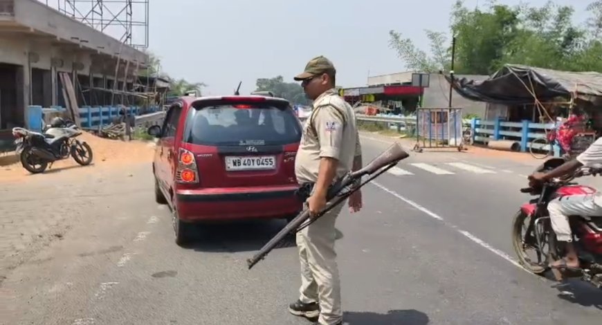 দ্বিতীয় দফার আগে কাঁকসায় কড়া নাকা চেকিং, অজয় সেতুতে ২৪ ঘণ্টা নজরদারি
