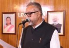 লোকভবনে শপথ নিলেন বর্ষীয়ান বিধায়ক তাপস রায়