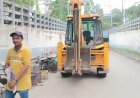 কোন্নগরে বুলডোজার অভিযান, ভেঙে দেওয়া হল টোল আদায়ের অফিস