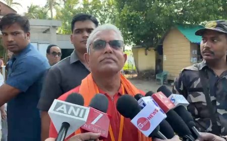 "বাংলার সার্বিক উন্নয়নই আমাদের লক্ষ্য" - দিলীপ ঘোষ