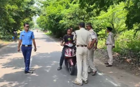 নতুন সরকার আসতেই ট্রাফিকে কড়া অভিযান, রাস্তায় নামল পুলিশ