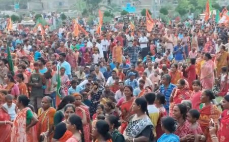 হিঙ্গলগঞ্জে বিজেপির বিজয় উৎসব, উপস্থিত বিধায়িকা রেখা পাত্র