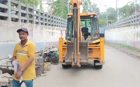 কোন্নগরে বুলডোজার অভিযান, ভেঙে দেওয়া হল টোল আদায়ের অফিস