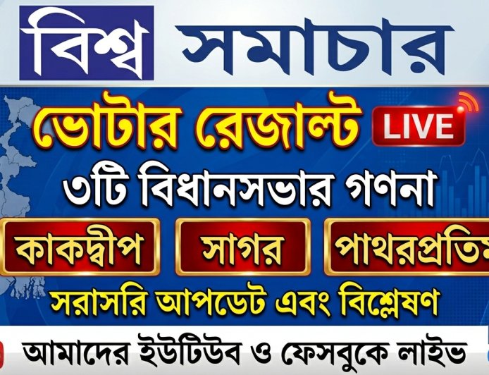 ভোটের রেজাল্ট LIVE UPDATE পেতে এই ছবিতে ক্লিক করুন