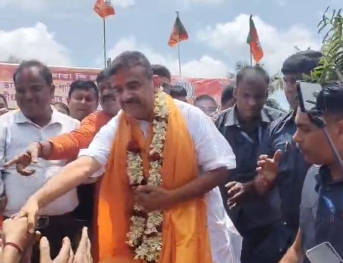 জয়ের পর প্রথম নন্দীগ্রামে শুভেন্দু অধিকারী, শান্তির বার্তা ও উন্নয়নের প্রতিশ্রুতি