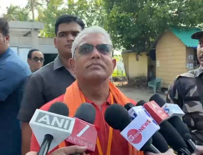 "বাংলার সার্বিক উন্নয়নই আমাদের লক্ষ্য" - দিলীপ ঘোষ