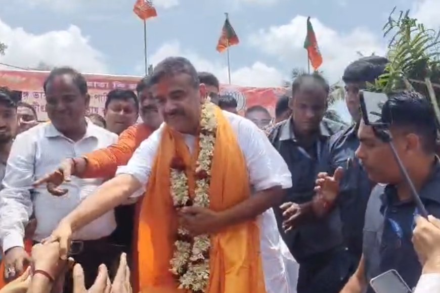 জয়ের পর প্রথম নন্দীগ্রামে শুভেন্দু অধিকারী, শান্তির বার্তা ও উন্নয়নের প্রতিশ্রুতি
