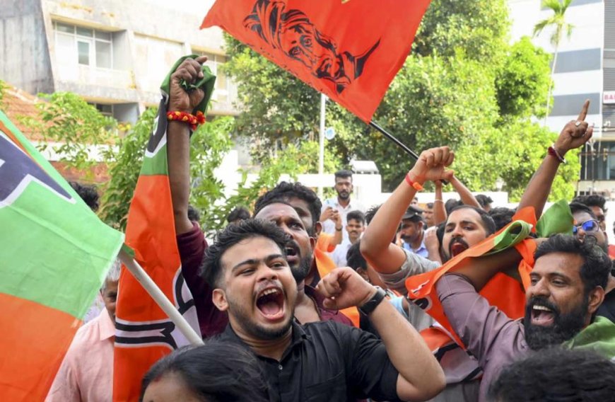 কেরলে তিন আসনে জয়ী বিজেপি