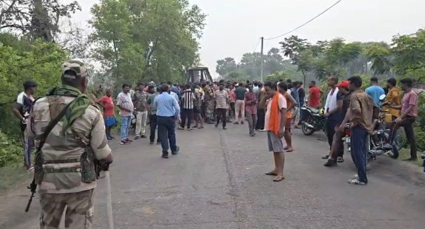 ইসিএলের হাইড্রা গাড়ির ধাক্কায় মৃত্যু সাইকেল আরোহীর, মৃতদেহ রেখে বিক্ষোভ স্থানীয়দের