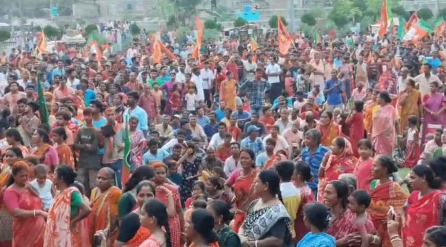 হিঙ্গলগঞ্জে বিজেপির বিজয় উৎসব, উপস্থিত বিধায়িকা রেখা পাত্র