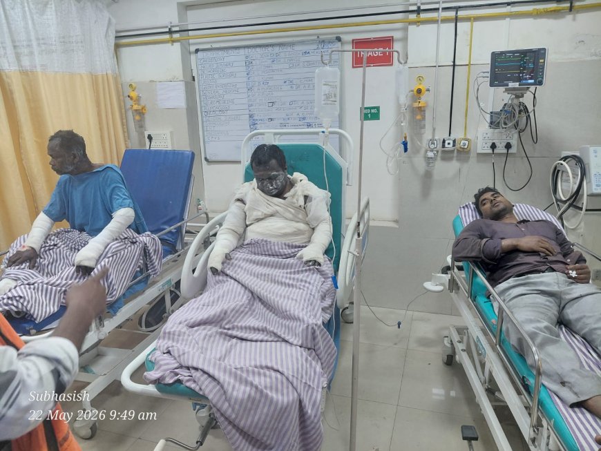 কারখানার ভাটি ব্লাস্টে গুরুতর জখম চার শ্রমিক, আশঙ্কাজনক দুই