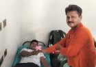 ভারতের প্রধানমন্ত্রীর নরেন্দ্র মোদির মায়ের ১০৪ তম জন্মদিন উপলক্ষে রক্তদান শিবির করে বারুইপুরে।