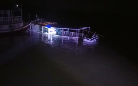 নামখানার হাতানিয়া-দোয়ানিয়া নদীতে দুর্ঘটনা! নৌকার ধাক্কায় ডুব গেল সুন্দরবনের বোট