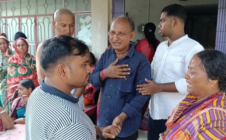 লখনৌ অগ্নিকাণ্ডে মৃত সৌমাল্যর বাড়িতে সাগরের বিধায়ক! কোম্পানির বিরুদ্ধে ক্ষোভ উগরে বিচার চাইল পরিবার