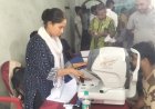ভারতীয় মজদুর সংঘের পক্ষ থেকে বিনামূল্যের স্বাস্থ্য ও চক্ষু পরীক্ষা শিবির হল বারুইপুরে