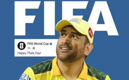 ধোনিকে জন্মদিনের শুভেচ্ছা ফিফার