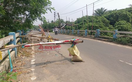 বিপজ্জনক অবস্থায় ৫ নম্বর হাটের ১১৭নম্বর জাতীয় সড়কের সেতু, ১৮ জুলাই থেকে ২৪ ঘণ্টা যান চলাচল বন্ধ রেখে মেরামতির কাজ