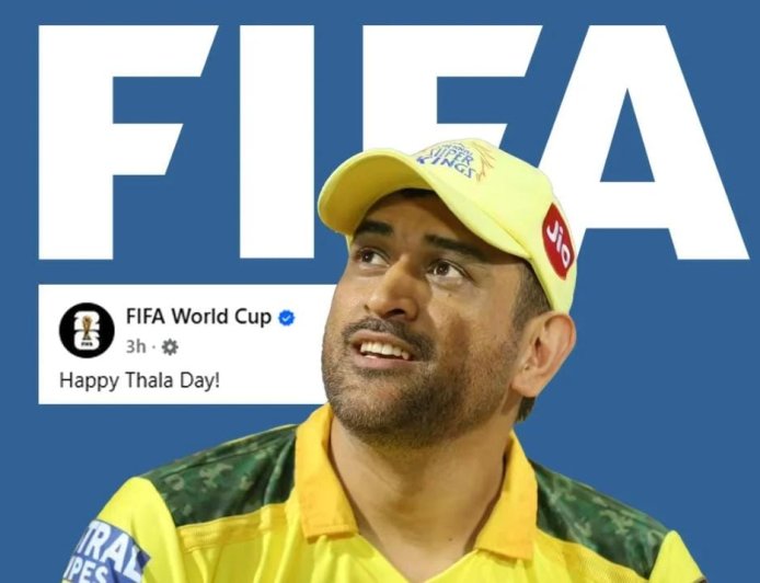 ধোনিকে জন্মদিনের শুভেচ্ছা ফিফার