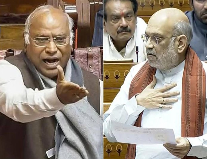 'এসি ঘর থেকে টেনে হিঁচড়ে বের করব’, শাহকে ‘হুমকি’ খাড়গের!