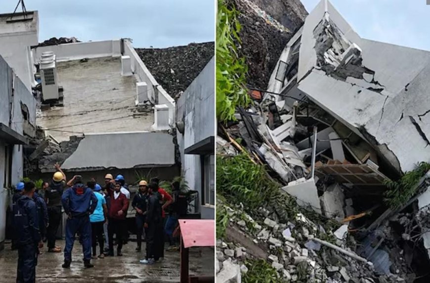 পুণেতে ধসে গেল জঞ্জালের পাহাড়, চাপা পড়ে বহু মৃত্যুর আশঙ্কা