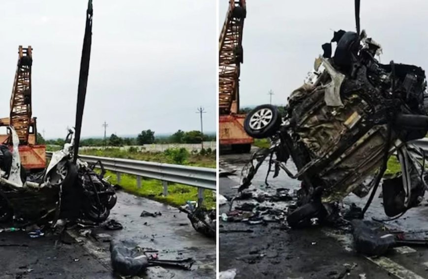 ট্রাক-গাড়ির সংঘর্ষে মহারাষ্ট্রে দুর্ঘটনায় ঝলসে মৃত্যু একই পরিবারের ৪