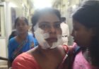 স্টেশনে এ কি অবস্থা স্বামী স্ত্রীর উপর কাঁচ বা ব্লেড চালিয়ে আঘাত করল।