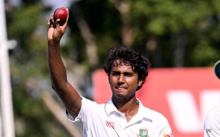 অস্ট্রেলিয়ায় দাপট বাংলাদেশের, হাসানের ৬ উইকেটে ১৯৮ রানে শেষ অসিরা
