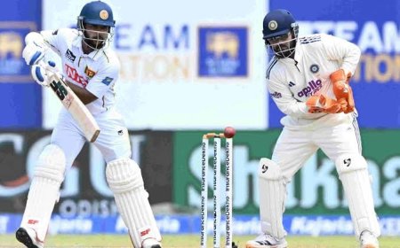টেস্টের শেষ দিন শ্রীলঙ্কার চাই ২৮৮ রান, ভারতের দরকার ৬ উইকেট