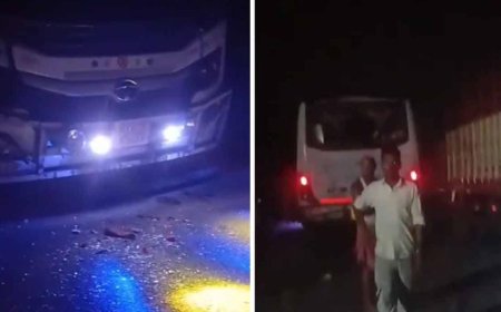 জলসার আসরে নিয়ন্ত্রণ হারিয়ে ঢুকে পড়ল বাস, চাকায় পিষে বিহারের মৃত ৫