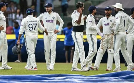 শ্রীলঙ্কার উপর চাপ বাড়াচ্ছে ভারত, কলম্বো টেস্টে শুভমনদের উদ্বেগ বৃষ্টি