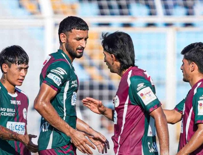সাহালের হ্যাটট্রিকে ডুরান্ডে সিআইএসএফ’কে গোলের মালা মোহনবাগানের