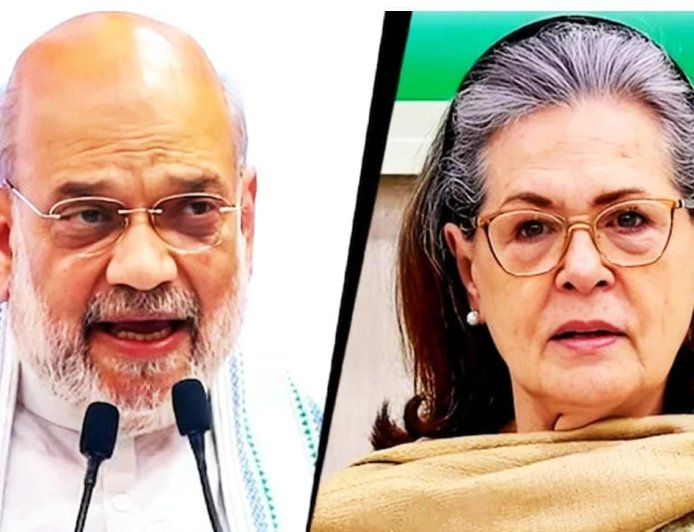 'এই অপরাধের ক্ষমা নেই’, বন্দে মাতরম বিতর্কে সোনিয়াকে তোপ শাহের