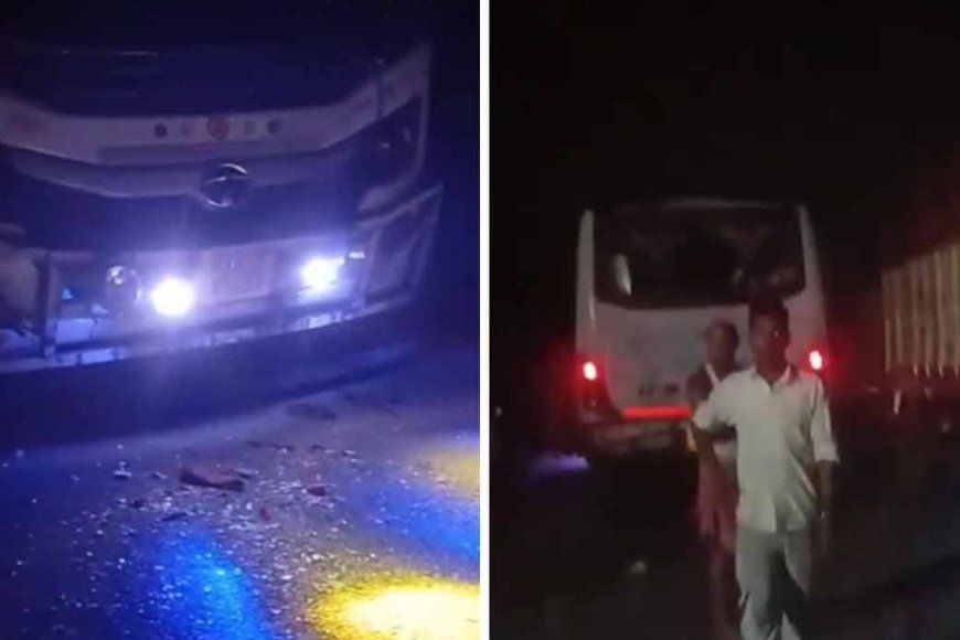 জলসার আসরে নিয়ন্ত্রণ হারিয়ে ঢুকে পড়ল বাস, চাকায় পিষে বিহারের মৃত ৫