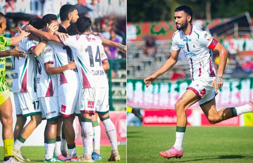রেলওয়ে হারাল সবুজ-মেরুন, সুপার সিক্সের আরও কাছে মোহনবাগান